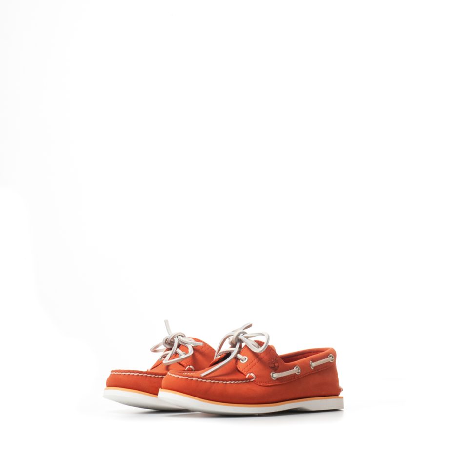 Timberland boat shoes arancio