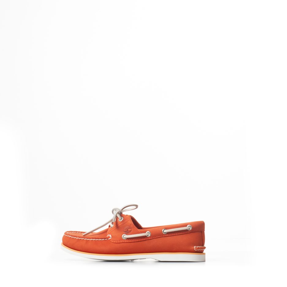 Timberland boat shoes arancio